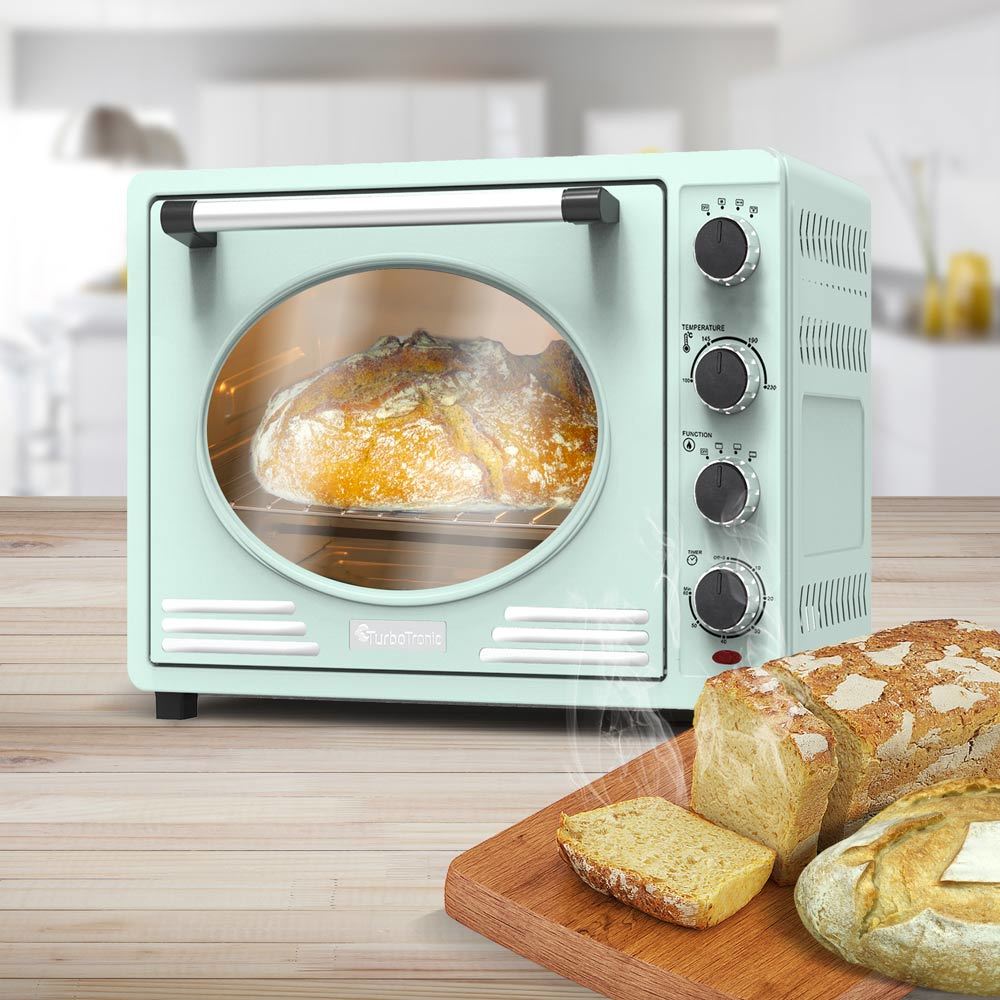 Retro mini oven 35 L turquoise