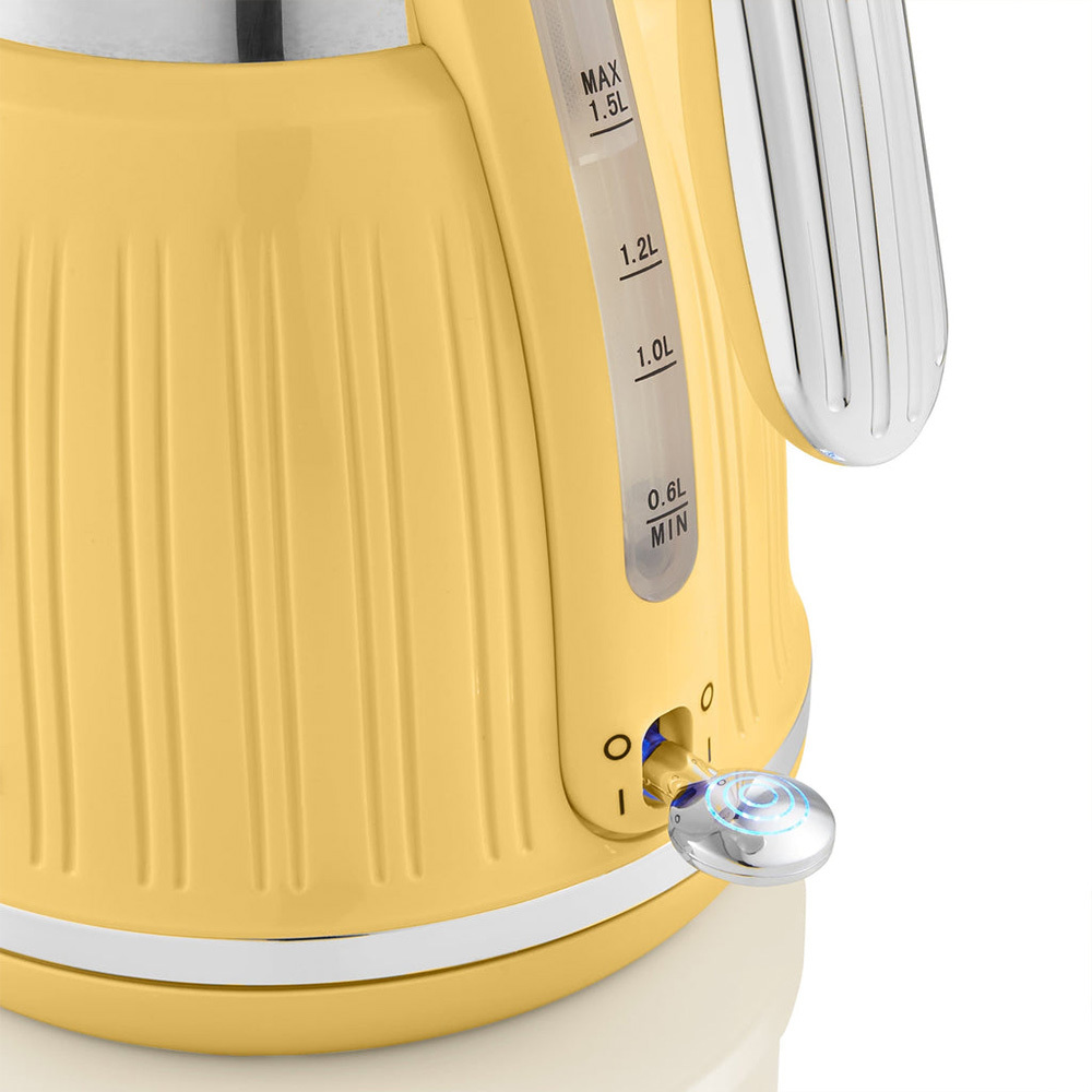 Swan SK31040YELN Retro Waterkoker 1.5 Liter Geel
