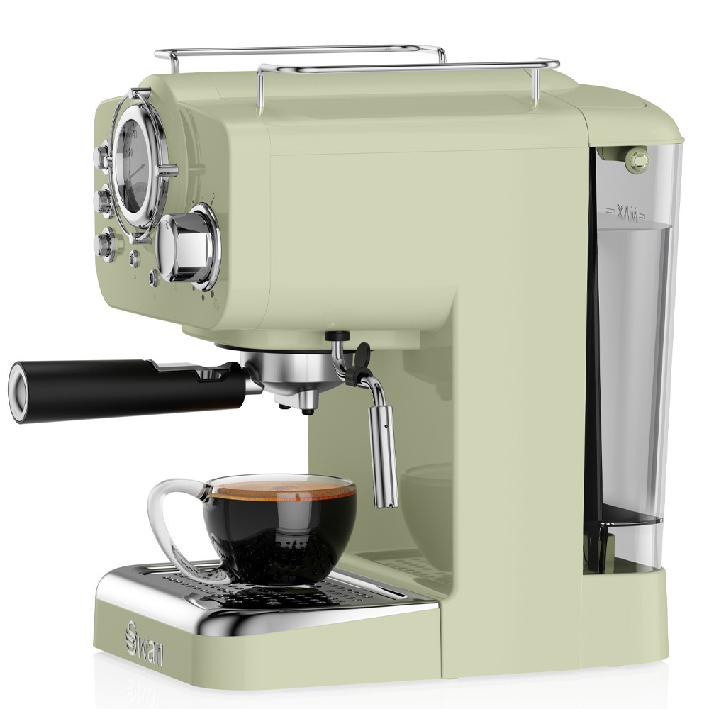 Retro espressomachine groen