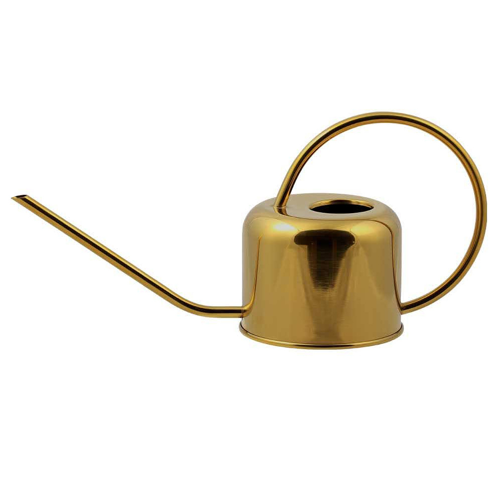 Retro binnengieter 0.9 liter glossybrass