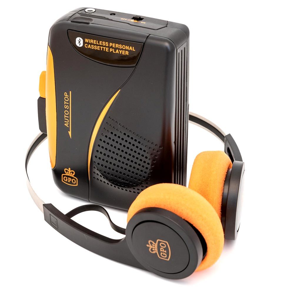 GPO KW938BT Retro Walkman met Draadloze Bluetooth Hoofdtelefoon