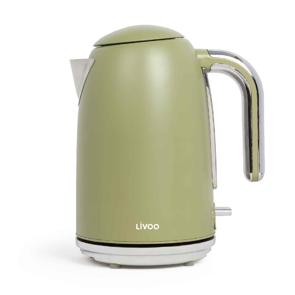 Livoo retro waterkoker 1.7 liter groen