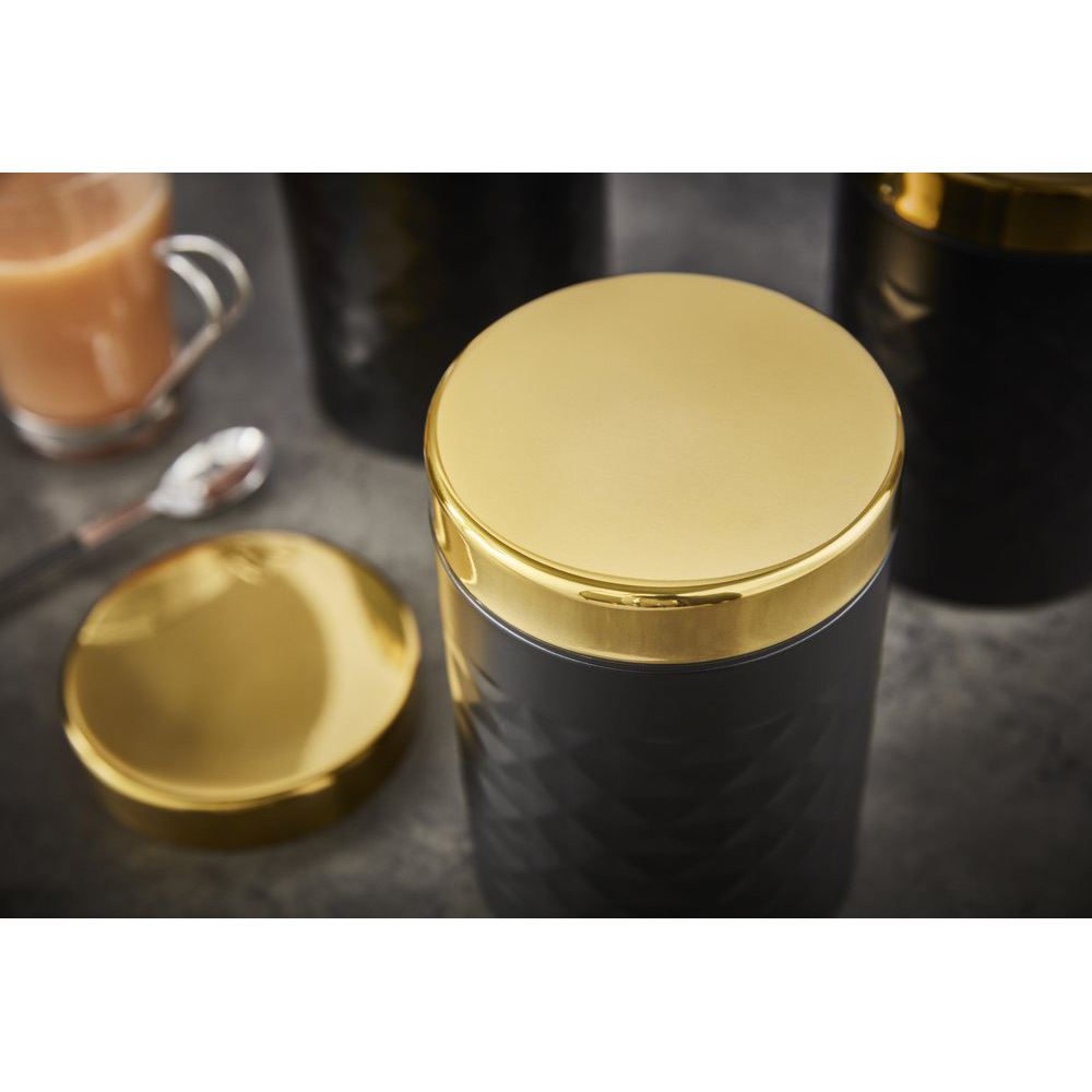 Swan Gatsby retro opbergblikken set van 3 zwart