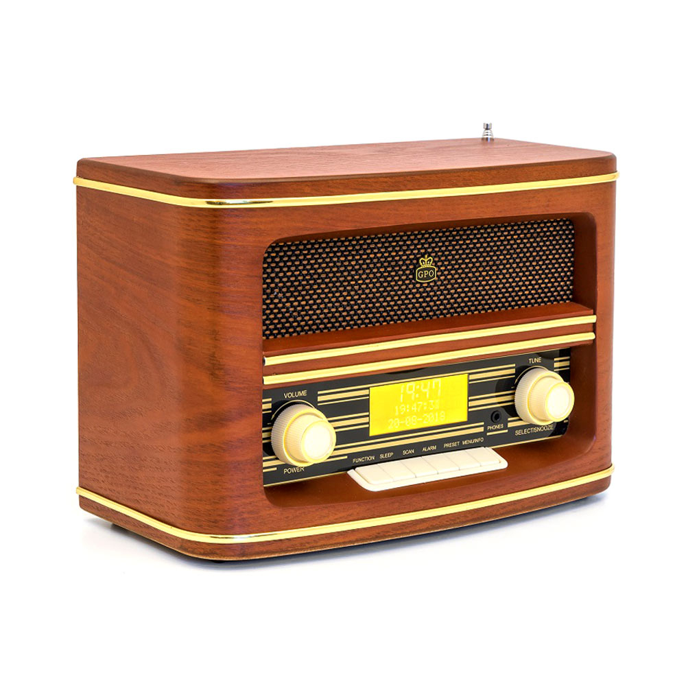 GPO Winchester Retro Radio DAB+ Wood