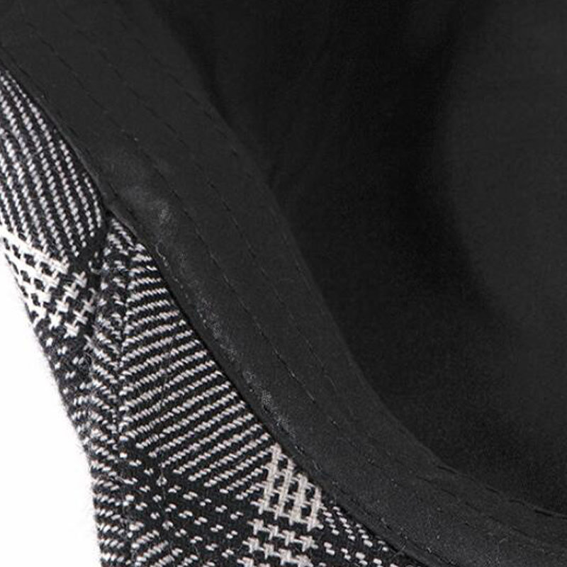 Torino 1972 Flat Cap One Size Zwart - Warme en comfortabele platte pet