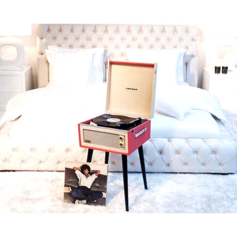 Crosley Bermuda Retro Platenspeler Bluetooth Rood