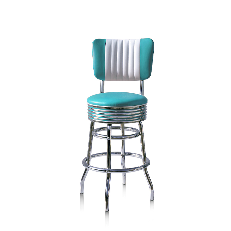 Bel Air Retro Barkruk BS-29-66-CB Turquoise