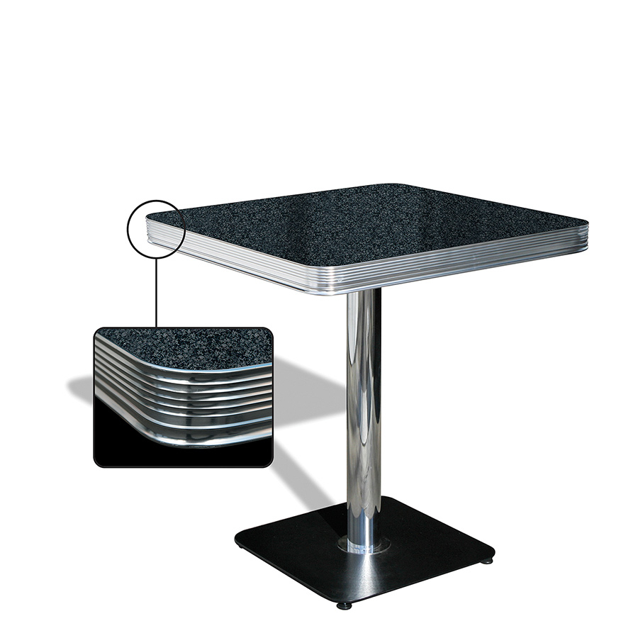 Bel Air Retro Eettafel TO-23W Blackstone