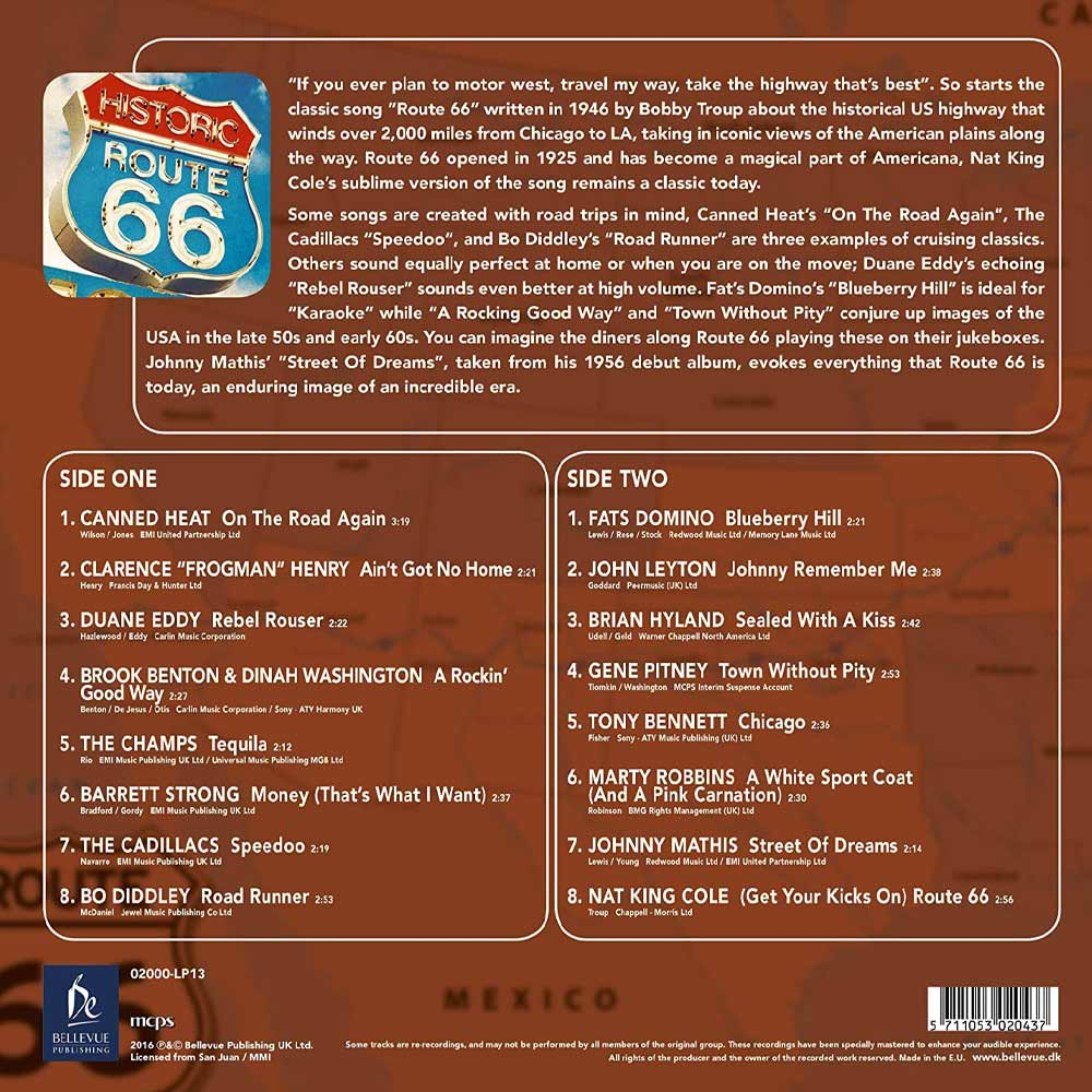 Route 66 The Complete Vinyl Collection LP - Een muzikale reis langs Route 66
