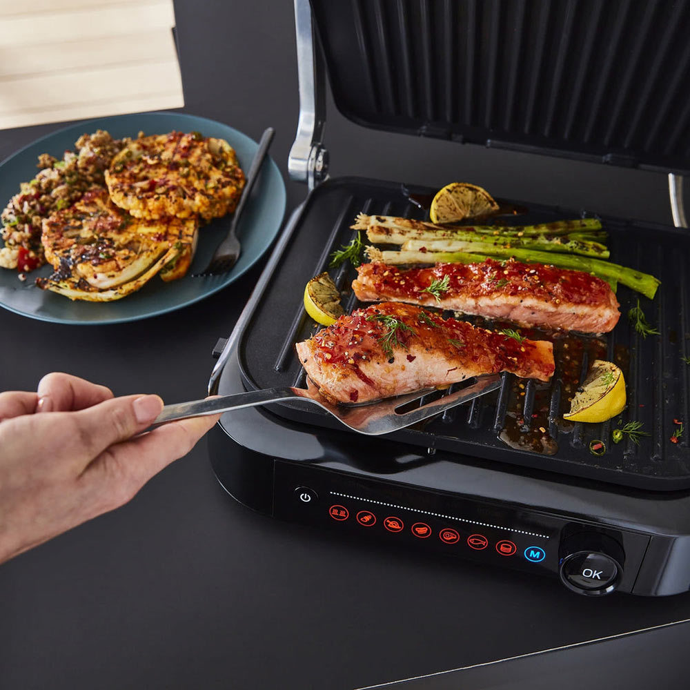 Staal smart grill mat zwart 