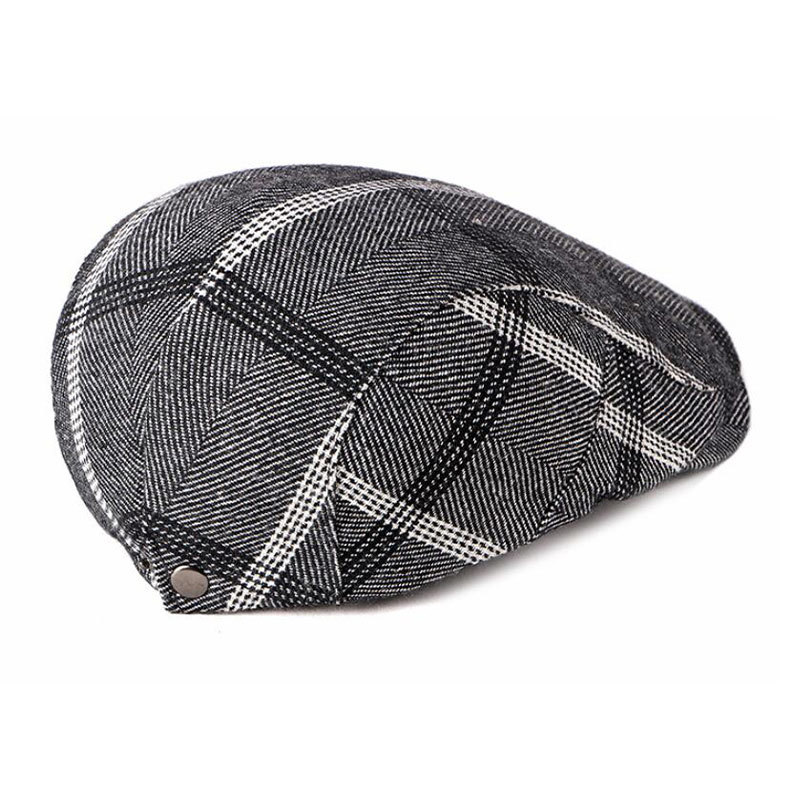 Torino 1972 Flat Cap One Size Zwart - Warme en comfortabele platte pet