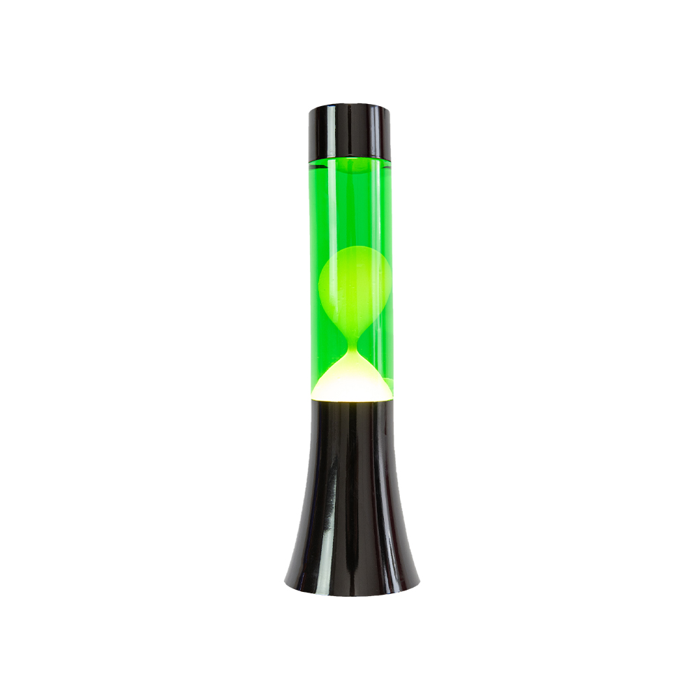 Mini lavalamp green yellow lava