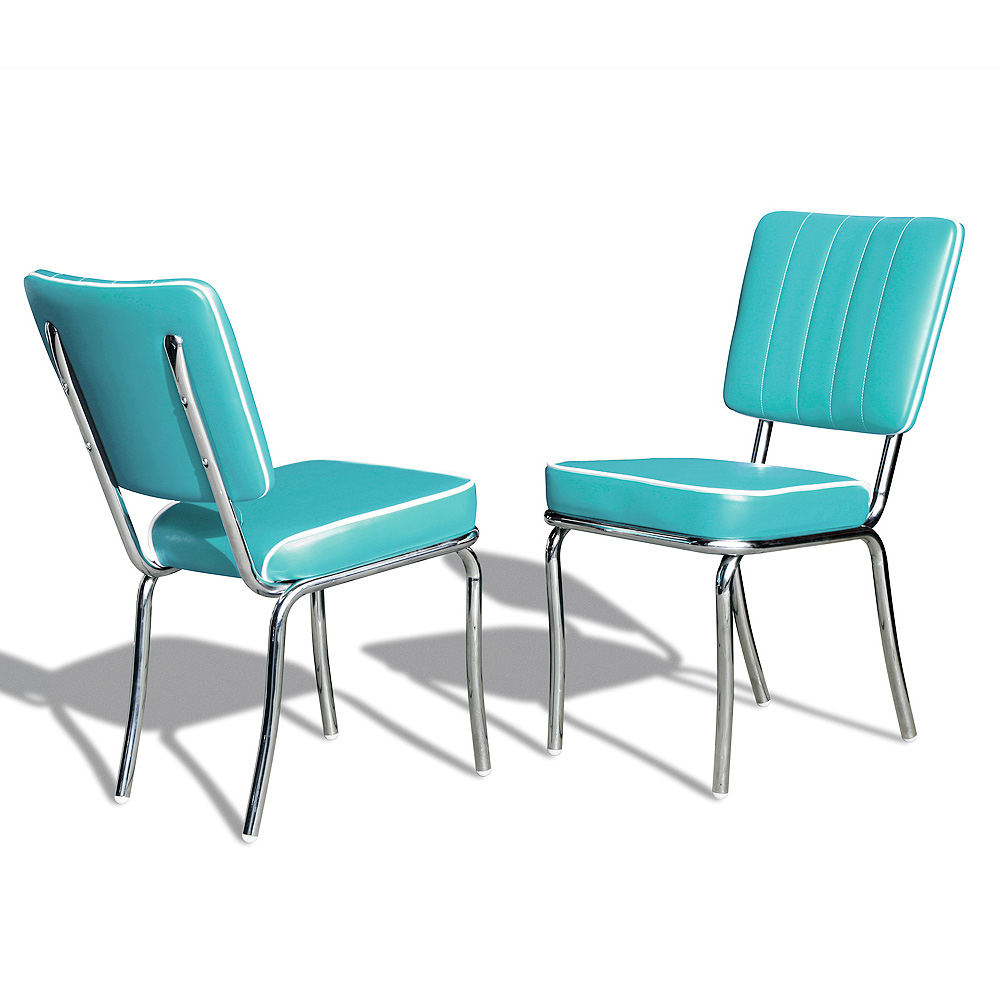 Bel Air Retro Eetkamerstoel CO-25 Turquoise