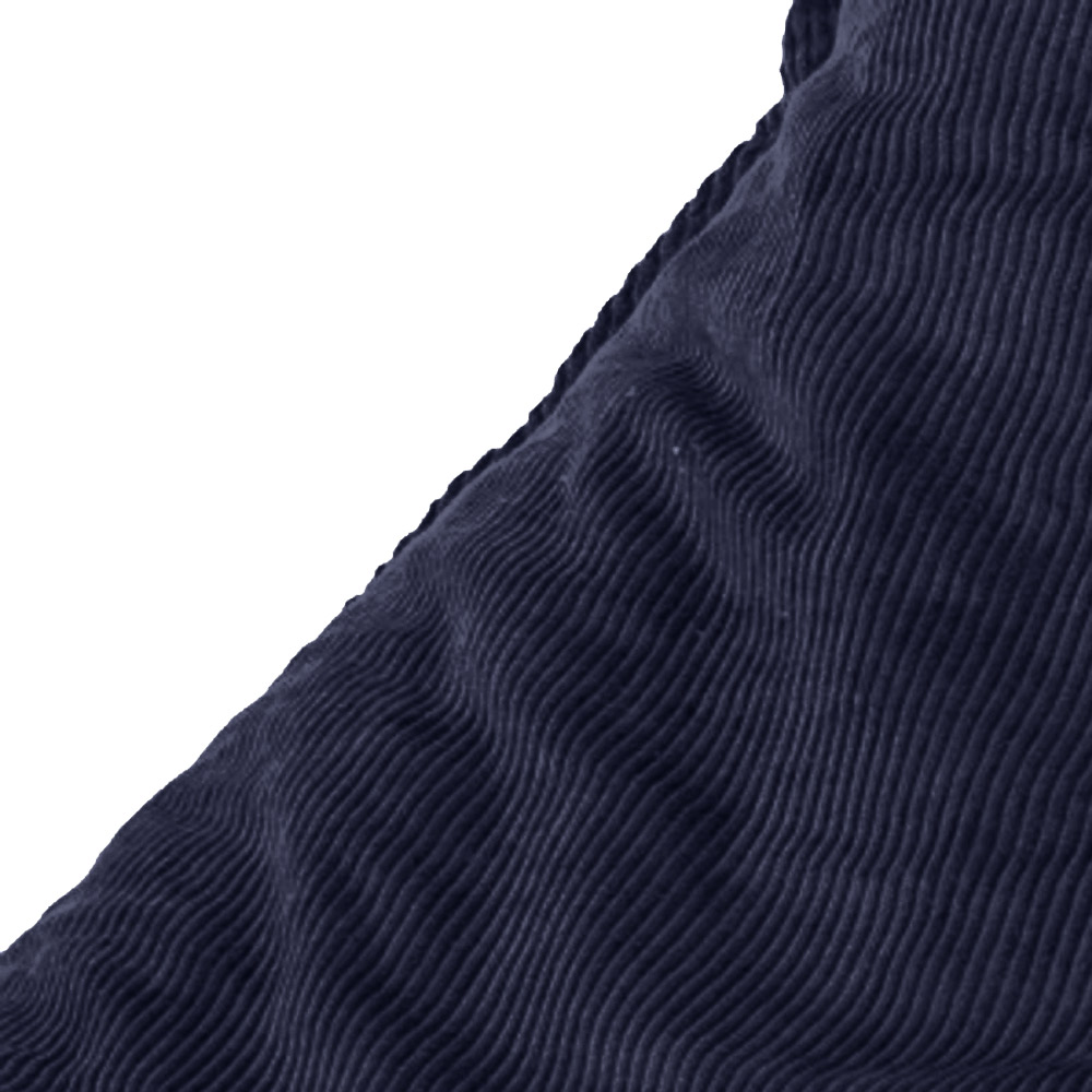 Drop & Sit zitzak stoel rib marine blauw junior