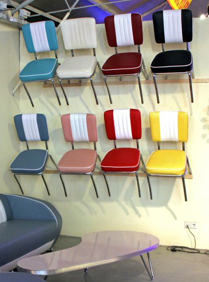 Bel Air Retro Eetkamerstoel CO-24 Ruby