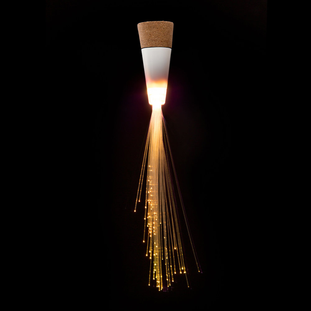USB glasvezel flessenlicht met 7 kleuren