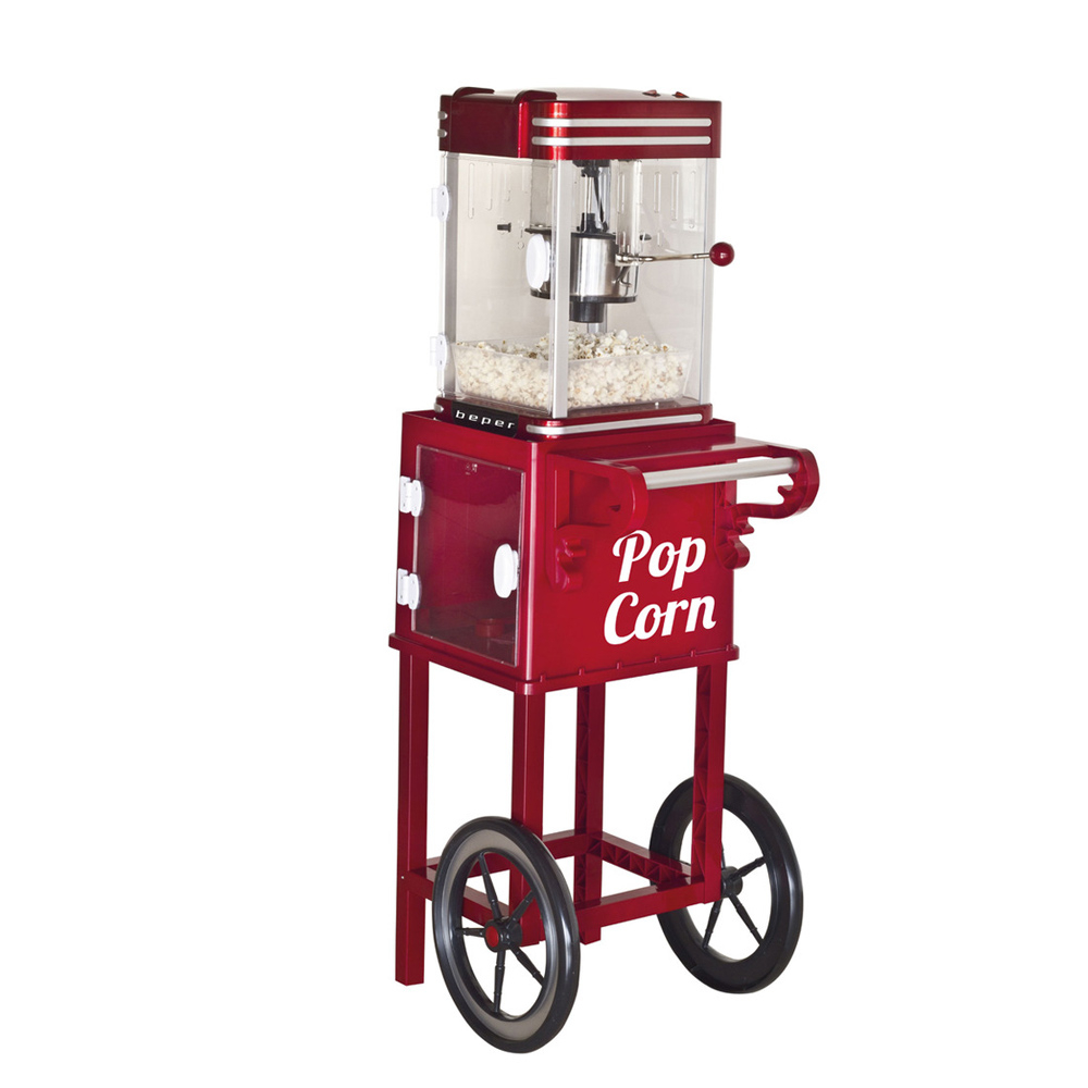 Popcorn machine verkoopkraam rood 