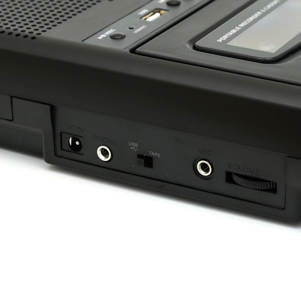 GPO CRS132 Draagbare Cassetterecorder met USB en Microfoon
