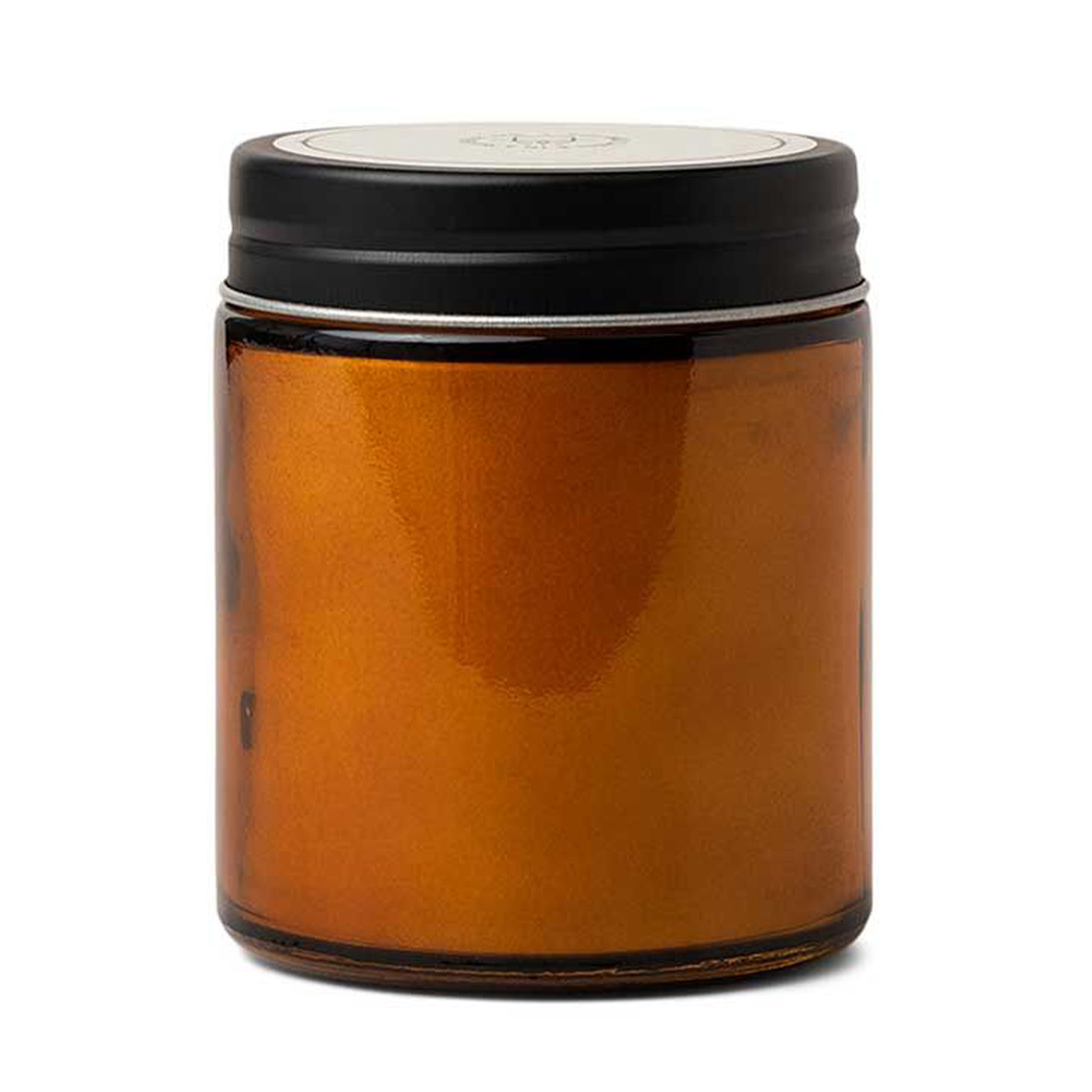 Geurkaars sea salt + jasmine - in glazen apothekerspot