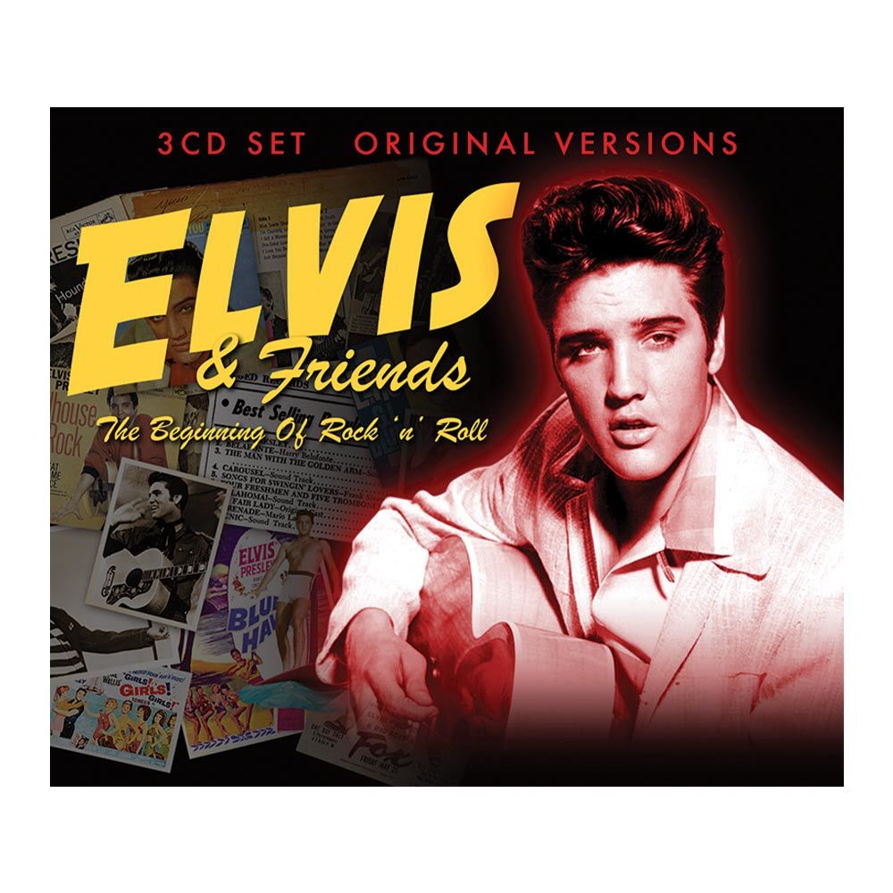 Elvis & Friends The Beginning Of Rock 'N' Roll - CD (Album) | 3 Discs - Elvis Presley, Buddy Holly, Johnny Cash en meer!