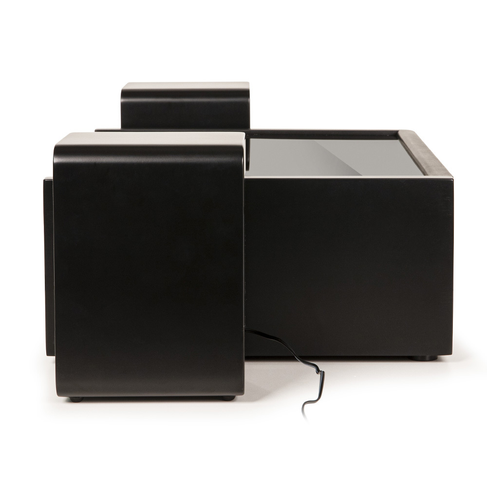 Crosley Coda Retro Bluetooth Platenspeler met Externe Luidsprekers Zwart