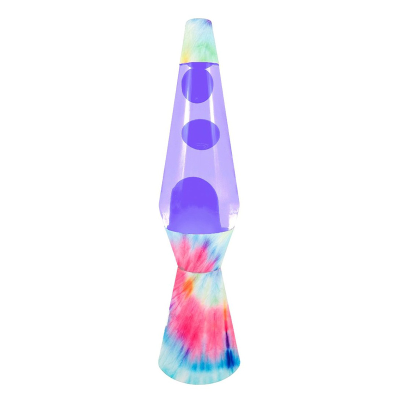 Lavalamp tie dye paars