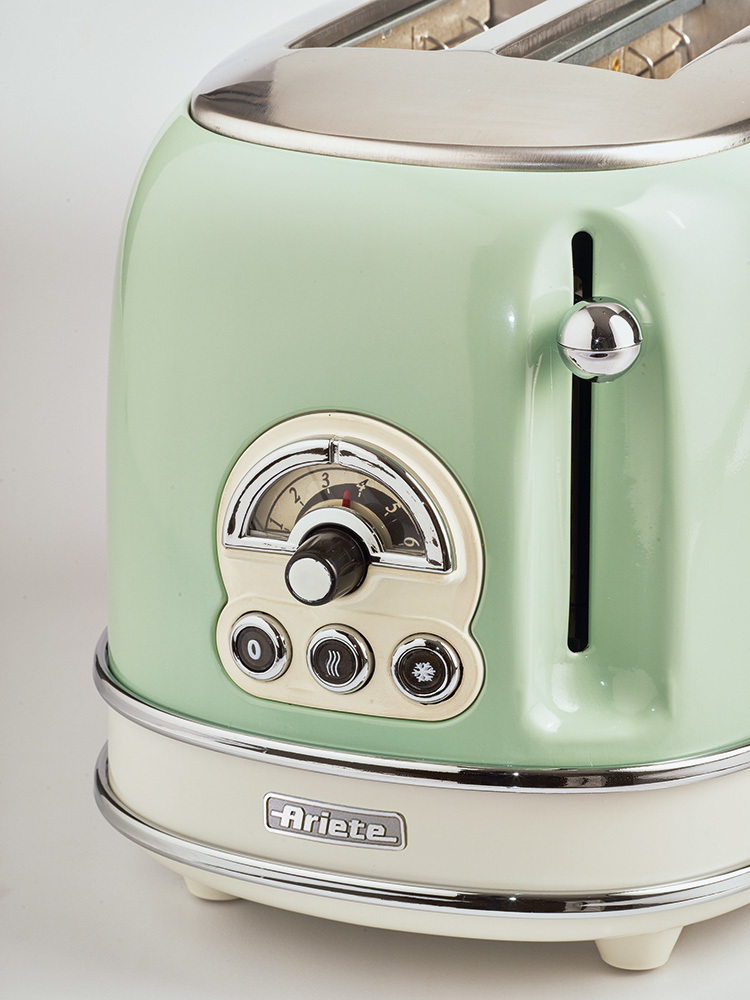 Broodrooster vintage 2 sneden groen