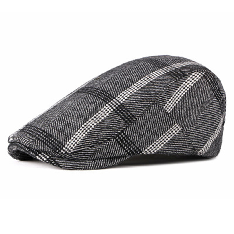 Torino 1972 Flat Cap One Size Zwart - Warme en comfortabele platte pet