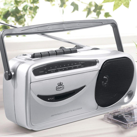 GPO 9401 Draagbare Retro AM/FM Radio & Cassettespeler - 2e kans