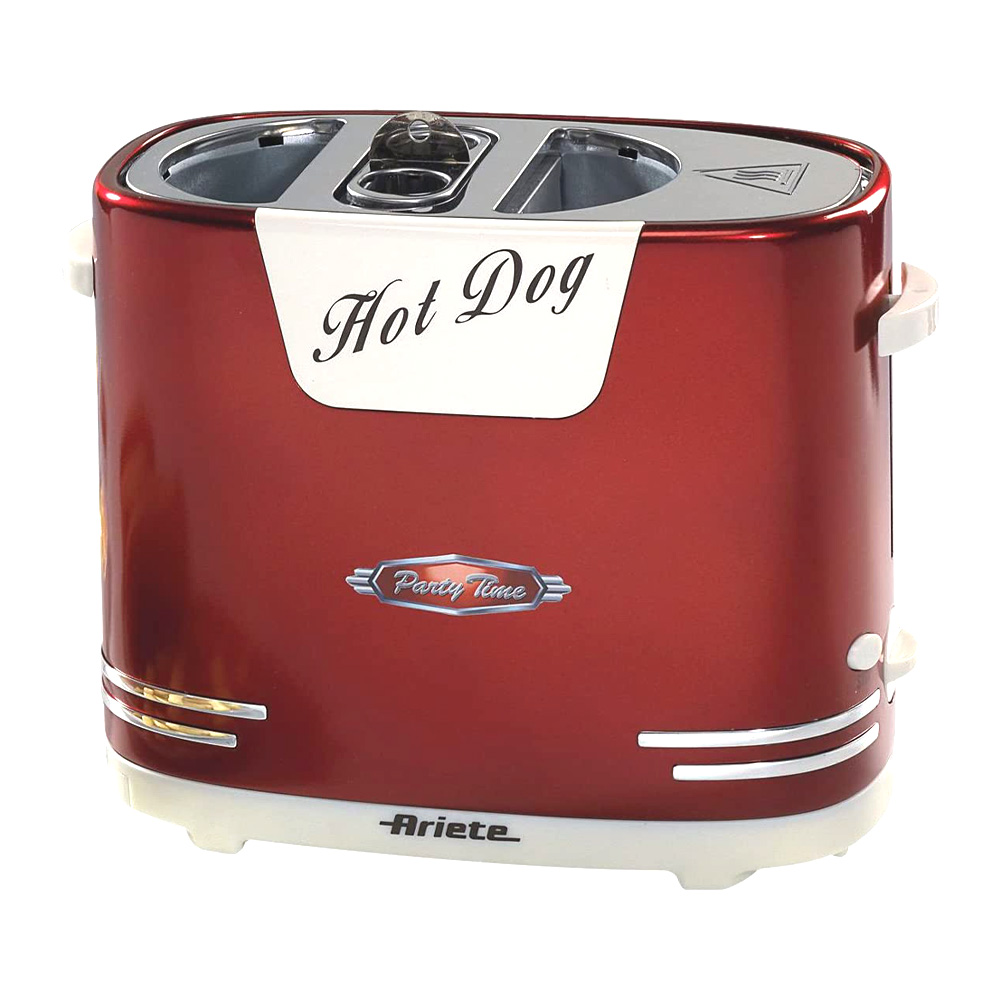 Hot dog pop-up machine rood