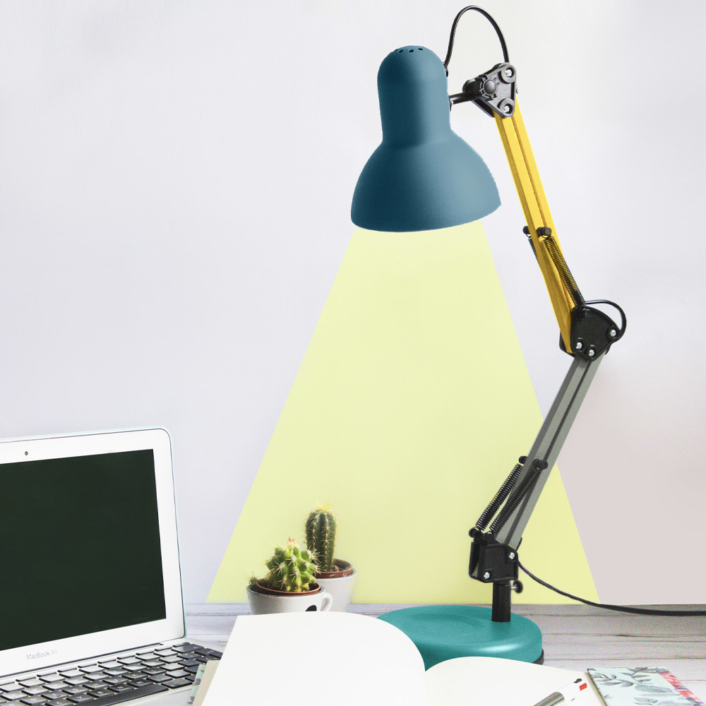 Tafellamp / bureaulamp blauw