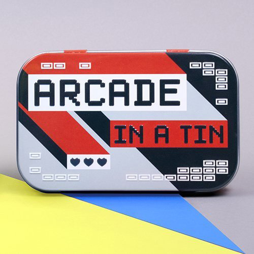 Arcade in a tin - met spelletjes als Jumper, Blocks en Bricks