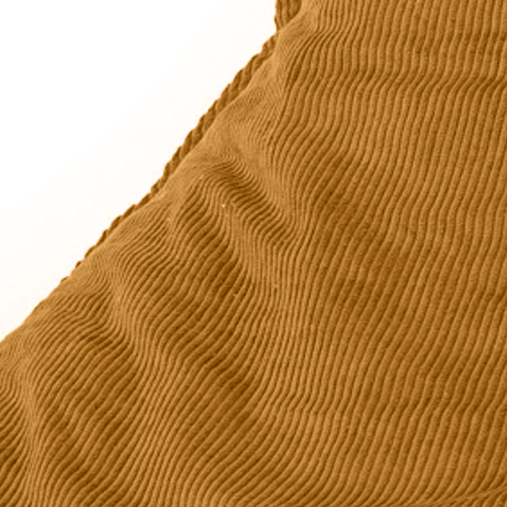 Zitzak stoel ribstof curry 100x80cm