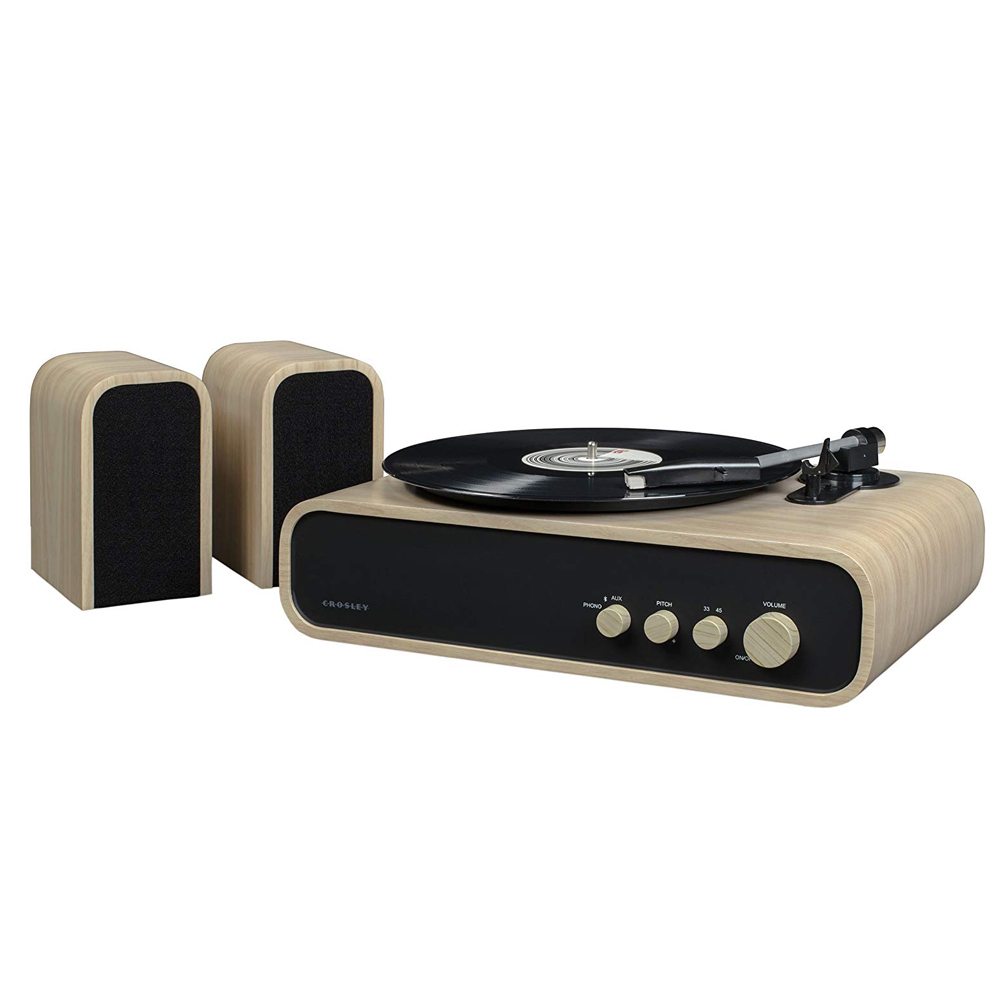 Crosley Gig Retro Platenspeler Bluetooth met Externe Speakers