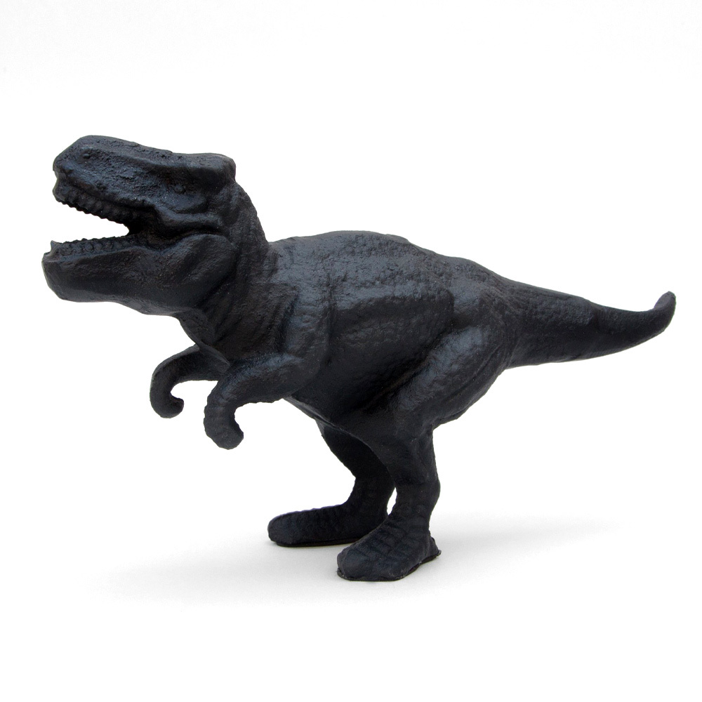Dinosaurus t-rex flesopener van gietijzer zwart
