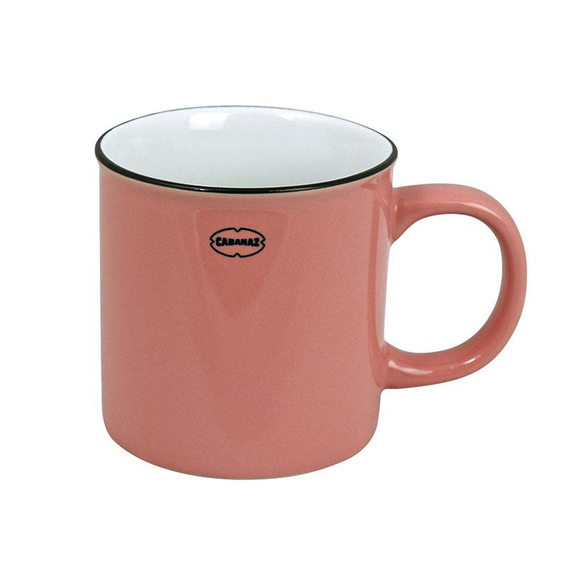 Retro mok emaille  geinspireerd cinnamon pink