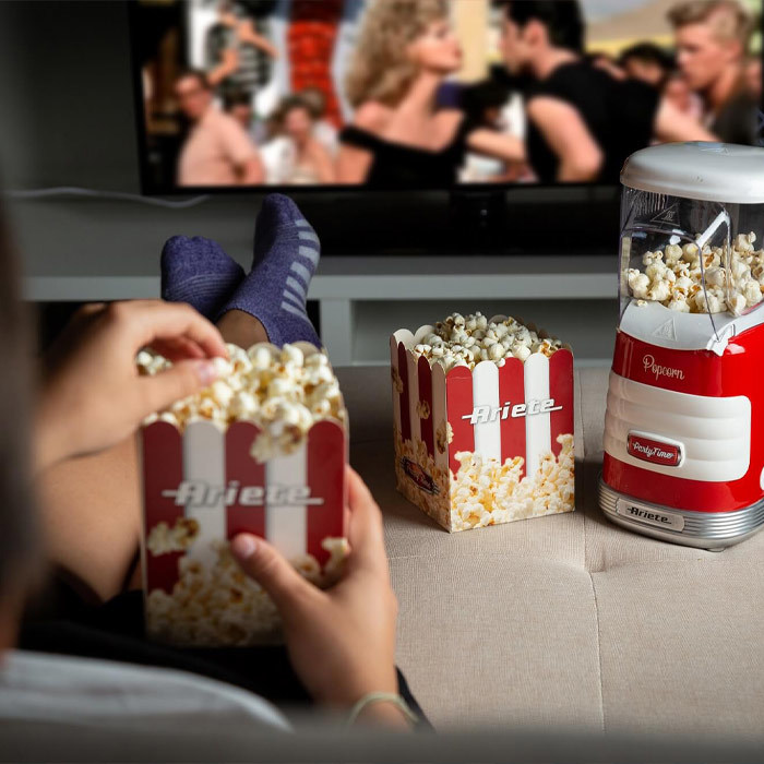 Popcornmachine rood