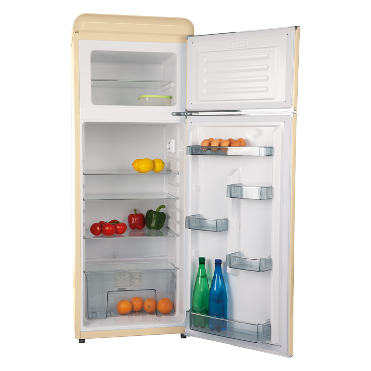 Schneider SCDD 208 V Retro Koelkast Creme