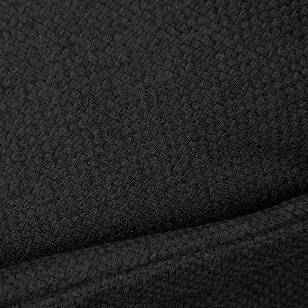 Drop & Sit duurzame zitzak poef zwart 55x75x45cm