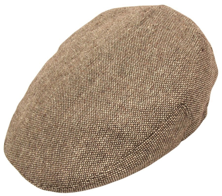 Jaxon Hats Marl Tweed Flat Cap