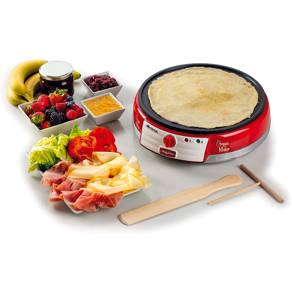 Ariete Crepe & Pannenkoek Maker Party Time Rood