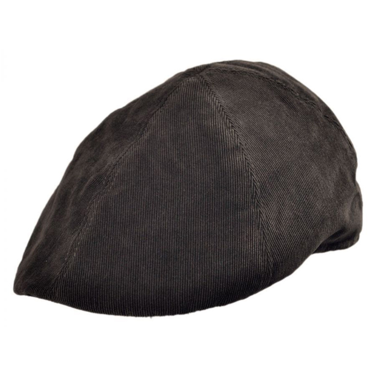 Jaxon Hats Corduroy Duckbill Flat Cap