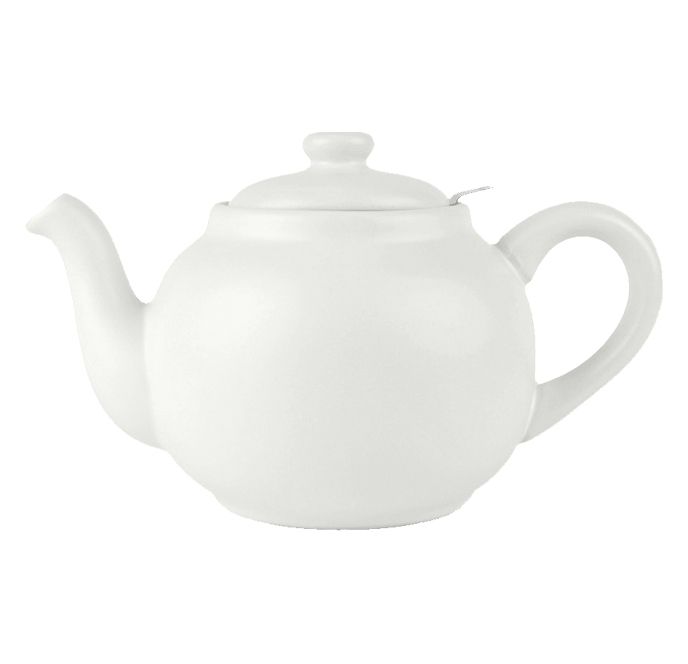 Retro theepot 1.5 liter off-white
