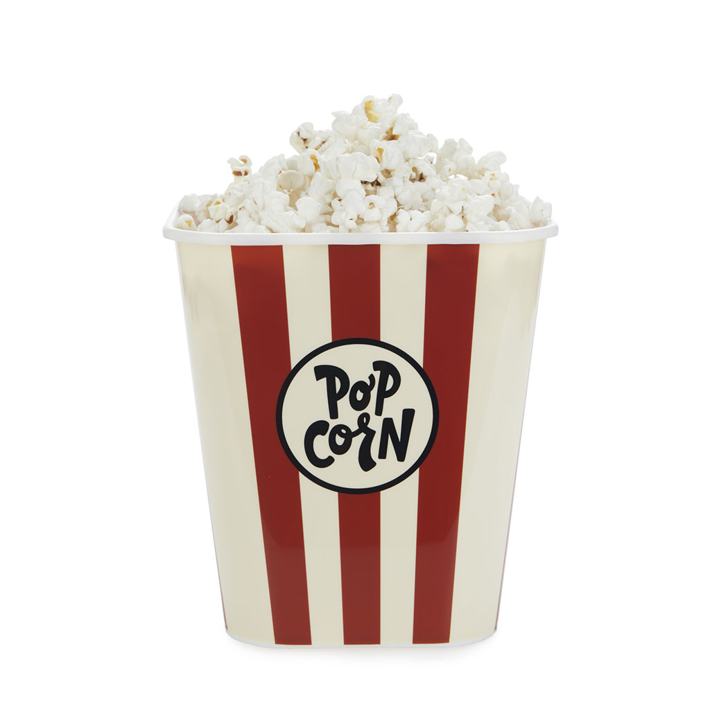 Popcorn kom retro rood 