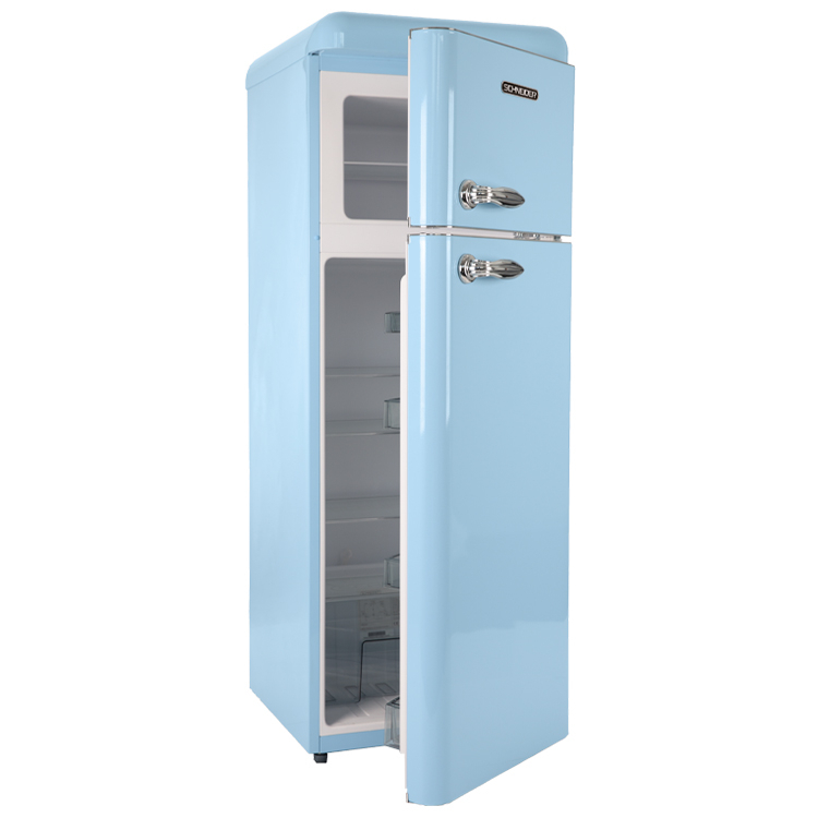 Schneider SCDD 208 V Retro Koelkast Light Blue