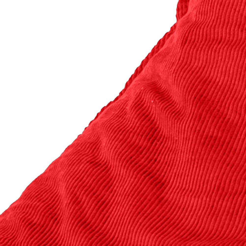 Zitzak stoel ribstof rood 100x80cm