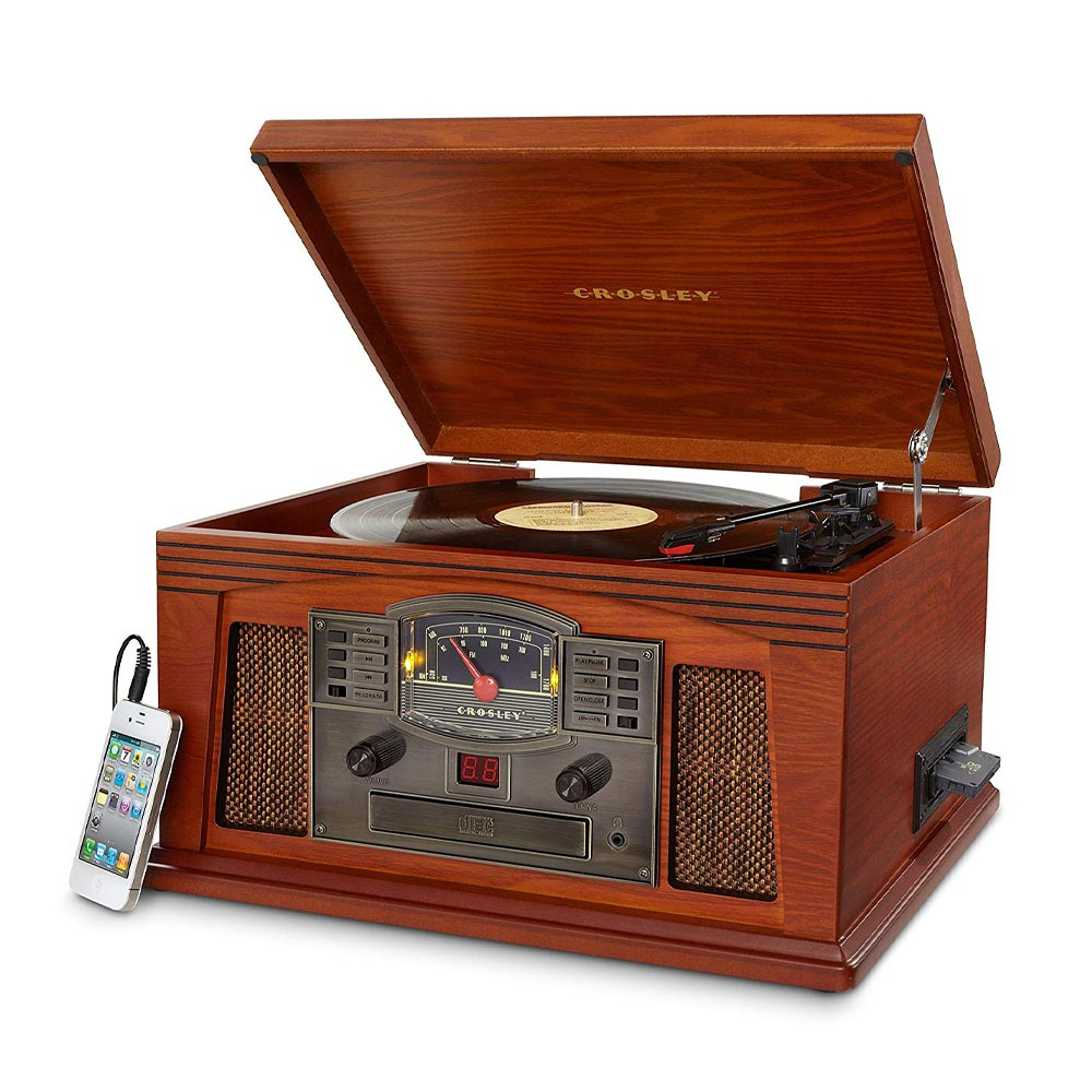 Crosley Lancaster Retro Platenspeler 5-in-1 Bruin