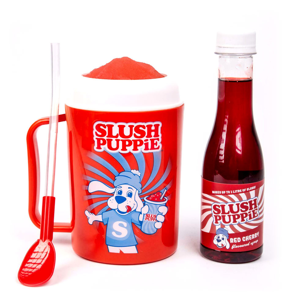 FIZZ Slush Puppy Mix & Drinkbeker Rood incl 500 ml Red Cherry siroop