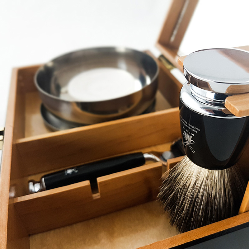 Scheerkist inclusief luxe mühle scheerproducten