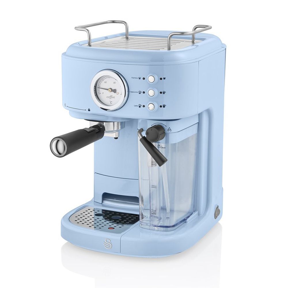 Semiautomatische retro espressomachine van Swan